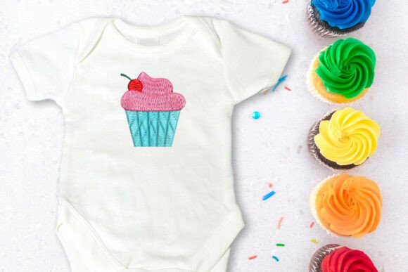Cupcake with Cherry Mini Embroidery: A Designer’s Review