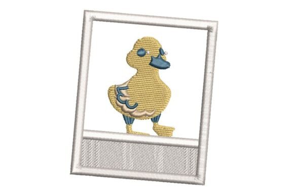 Review: Cute Baby Duck in Photo Frame Embroidery Design