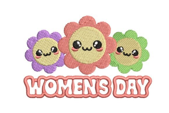 Review: Cute Floral Women’s Day Embroidery Design
