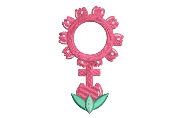 Review: Floral Female Symbol Embroidery Design