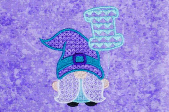 Review: Gnome with “I” Balloon Embroidery Design
