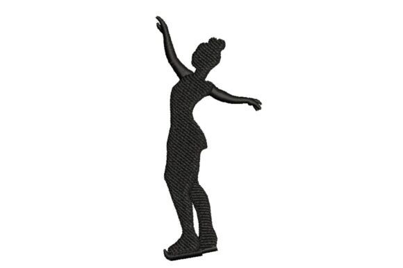 Review: Ice Skater Silhouette Embroidery Design