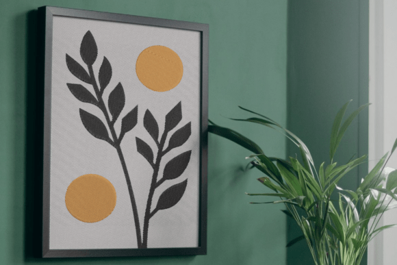 Review: Minimal Botanical Sun Embroidery Art