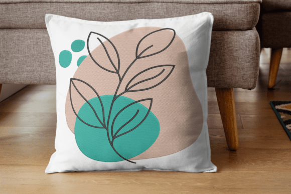 Review: Modern Abstract Leaf Line Art Embroidery