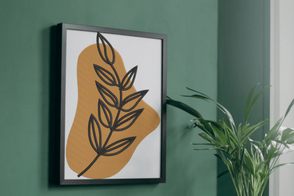Review: Modern Leaf Outline Embroidery for Etsy Shops