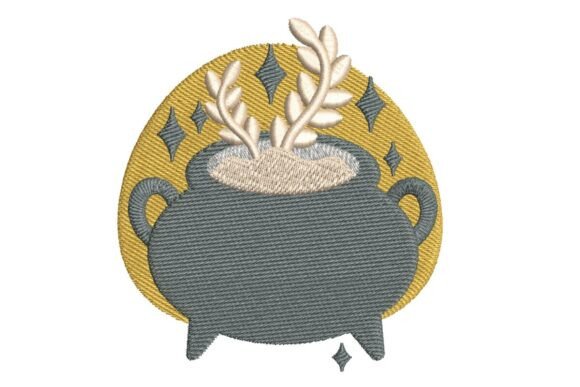 Review: Mystical Cauldron with Herbs Embroidery Design