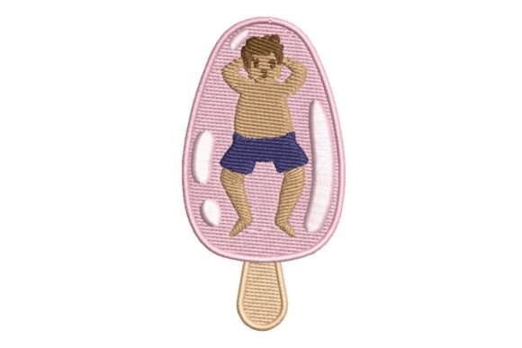 Review: Relaxed Person on Popsicle Floatie Design