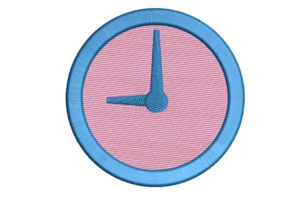 Review: Stylized Wall Clock Embroidery Design