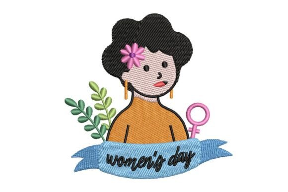 Review: Women’s Day Girl Embroidery Design