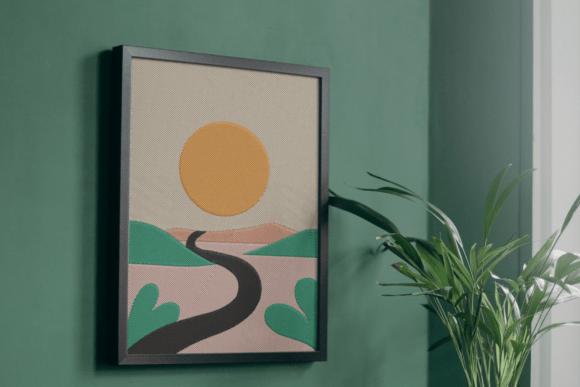 Reviewing Minimalist Sunset Embroidery Design for Craft Fairs