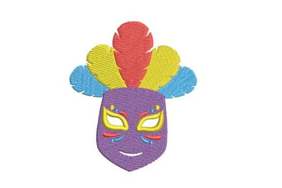 Reviewing the Colorful Feathered Carnival Mask Design