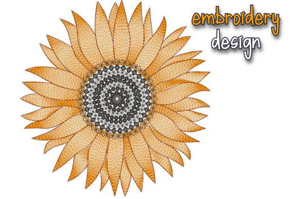 Reviewing the Flower Sunflower Embroidery Design