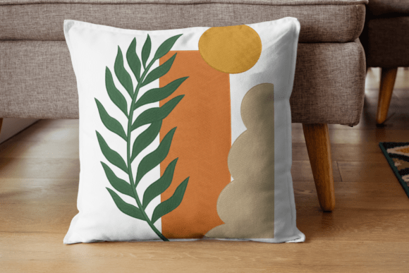 Reviewing the Modern Minimalist Leaf Embroidery Design