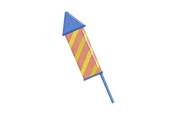 Reviewing the Playful Striped Firework Rocket Design