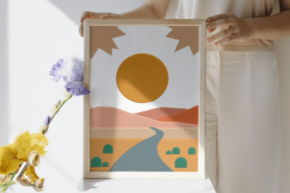 Sunset Desert Path Embroidery Design Review